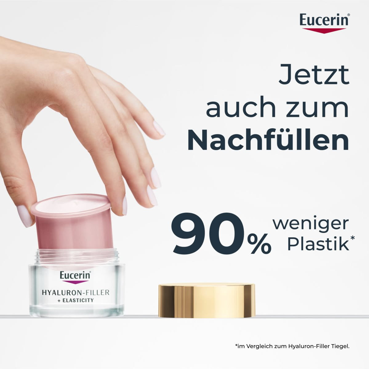 Hyaluron-Filler + Elasticity Tagespflege Rosé LSF 30 Nachfüllkapsel – Bild 2