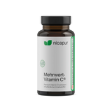 NICAPUR® Mehrwert-Vitamin C Kapseln – Gepuffertes Vitamin C mit Ester-C®, Camu-Camu und Citrus-Bioflavonoiden
