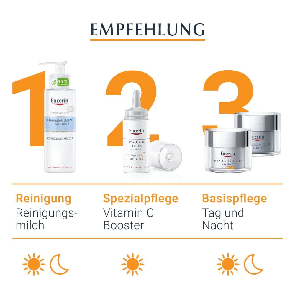 HYALURON-FILLER + 3x EFFECT Vitamin C Booster 3er Pack – Bild 5