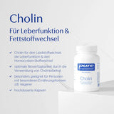 Cholin Kapseln Für Leberfunktion & Fettstoffwechsel - Pure Encapsulations