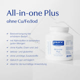 Pure Encapsulations® All-in-one Plus (ohne Cu/Fe/Jod) – Umfassende Mikronährstoffkombination ohne Kupfer, Eisen und Jod