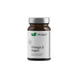 NICAPUR® Omega 3 vegan – Pflanzliche Omega-3-Fettsäuren aus Algenöl für Herz, Gehirn und Sehkraft