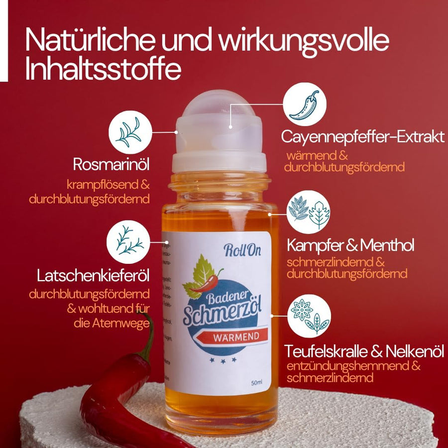 BADENER SCHMERZÖL WÄRMEND ROLL ON 50ML