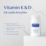 Vitamin K & D Für starke Knochen - Pure -Encapsulations