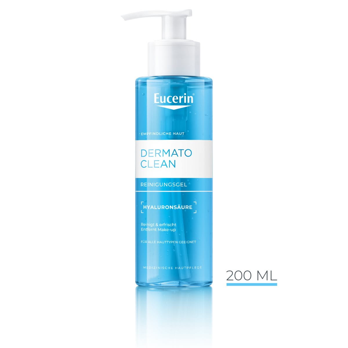 Eucerin DermatoCLEAN [HYALURON] Erfrischendes Reinigungsgel – Bild 1