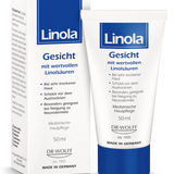 Linola Face Cream for dry, irritated, and eczema-prone skin
