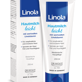 Linola Hautmilch leicht – Leichte Körperlotion für trockene und empfindliche Haut
