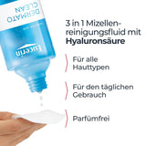 Eucerin DermatoCLEAN [HYALURON] Mizellen-Reinigungsfluid 3 in 1 – Bild 2