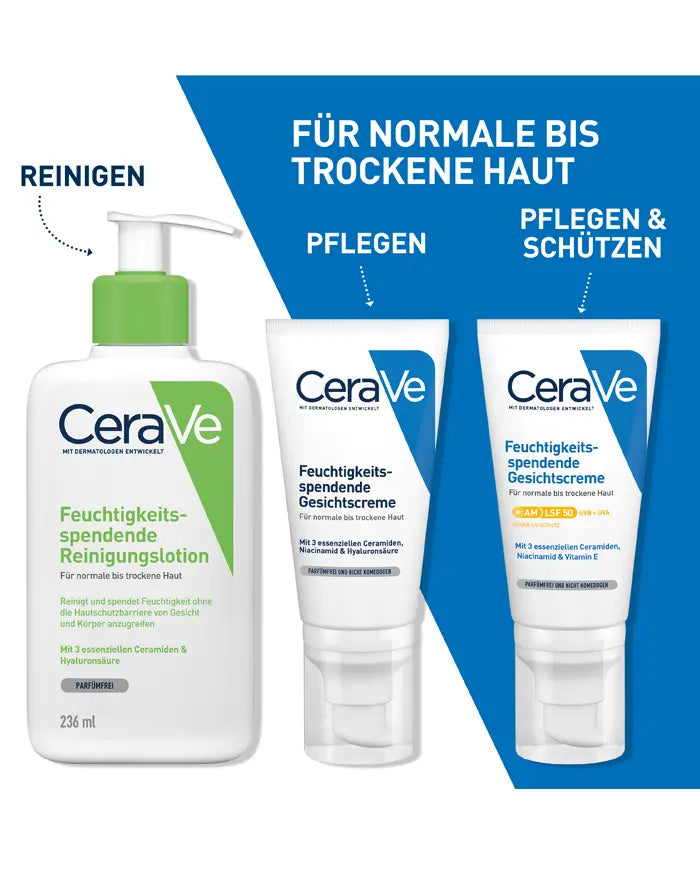 CeraVe Feuchtigkeitsspendende Gesichtscreme mit LSF 50 – Bild 9