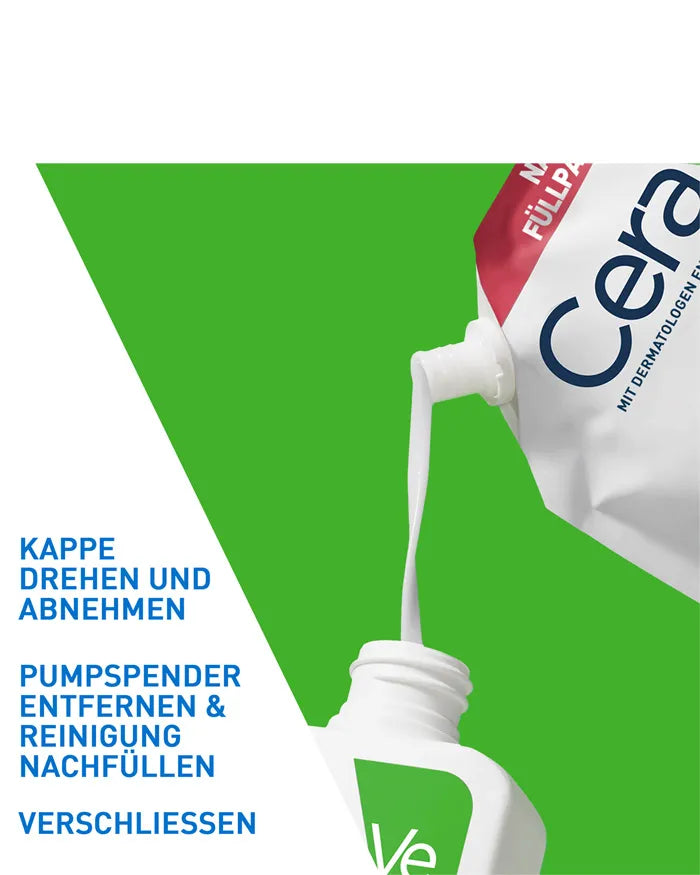CeraVe Feuchtigkeitsspendende Reinigungslotion Nachfüllpack – Bild 2