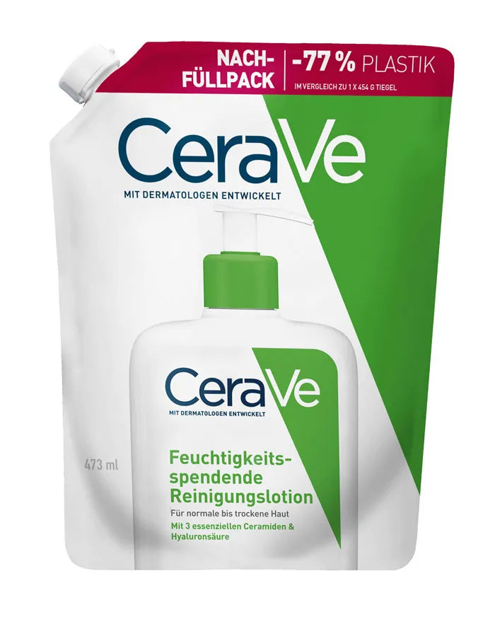 CeraVe Feuchtigkeitsspendende Reinigungslotion Nachfüllpack – Bild 1