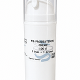 Progesterone Cream 5% in Airless Dispenser – micronized bio-certified cream base