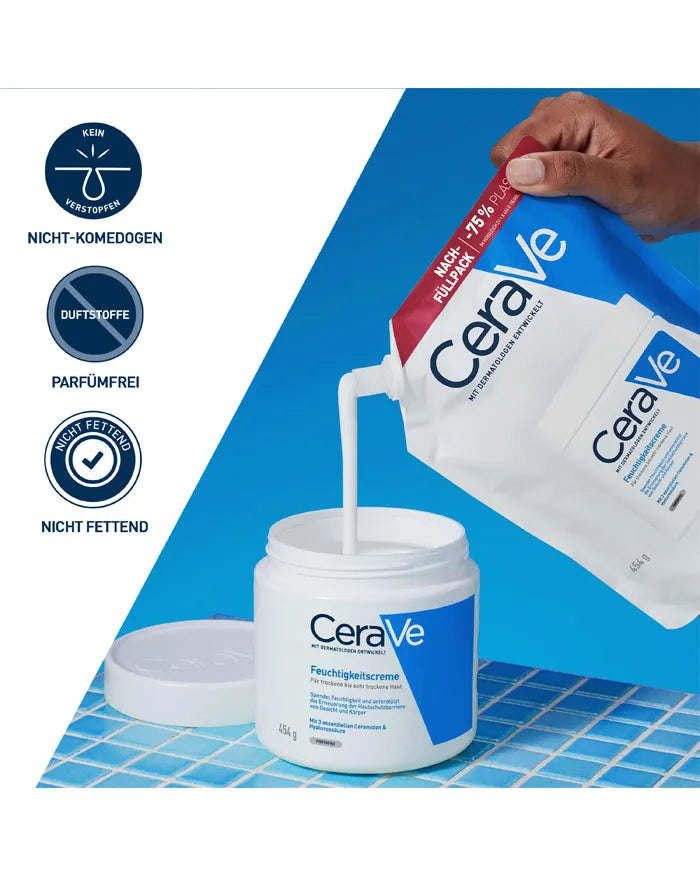 CeraVe Feuchtigkeitscreme Nachfüllpack – Bild 4