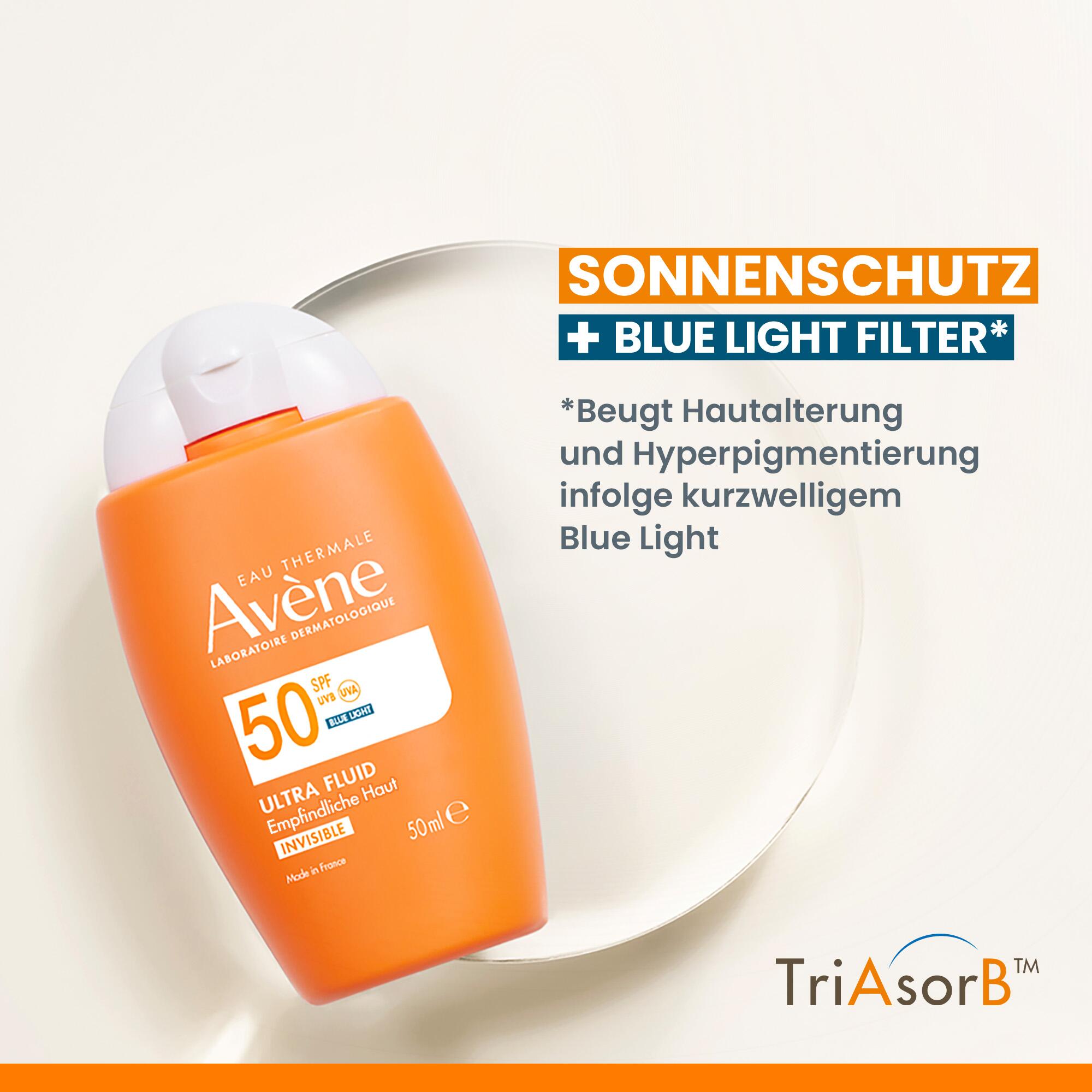 Sonnenpflege - Empfindliche Haut Ultra Fluid INVISIBLE SPF 50 – Bild 7
